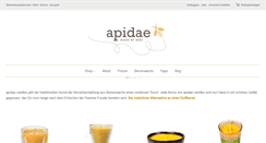 Desktop Screenshot of apidaecandles.de